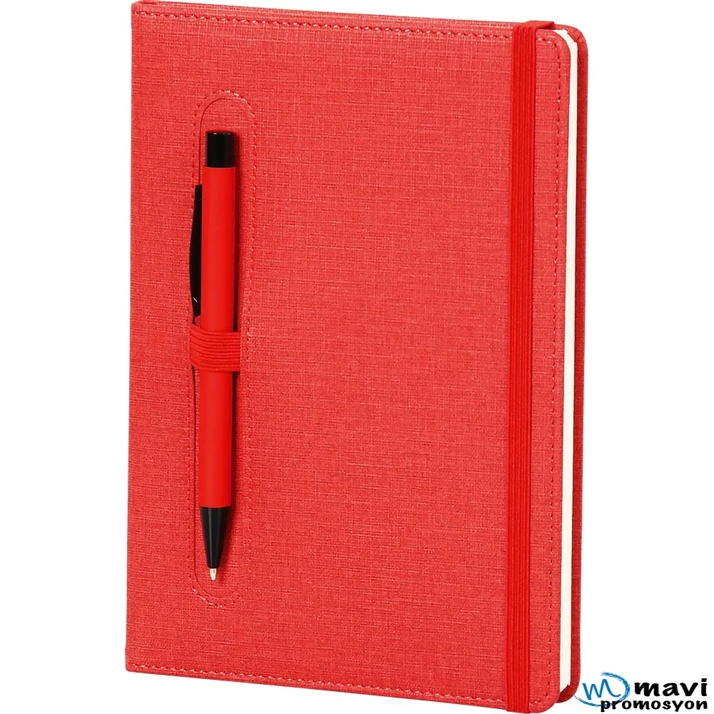 Renk Seçenekli Kalem Tutuculu MPVefa Tarihsiz Defter - görsel 2