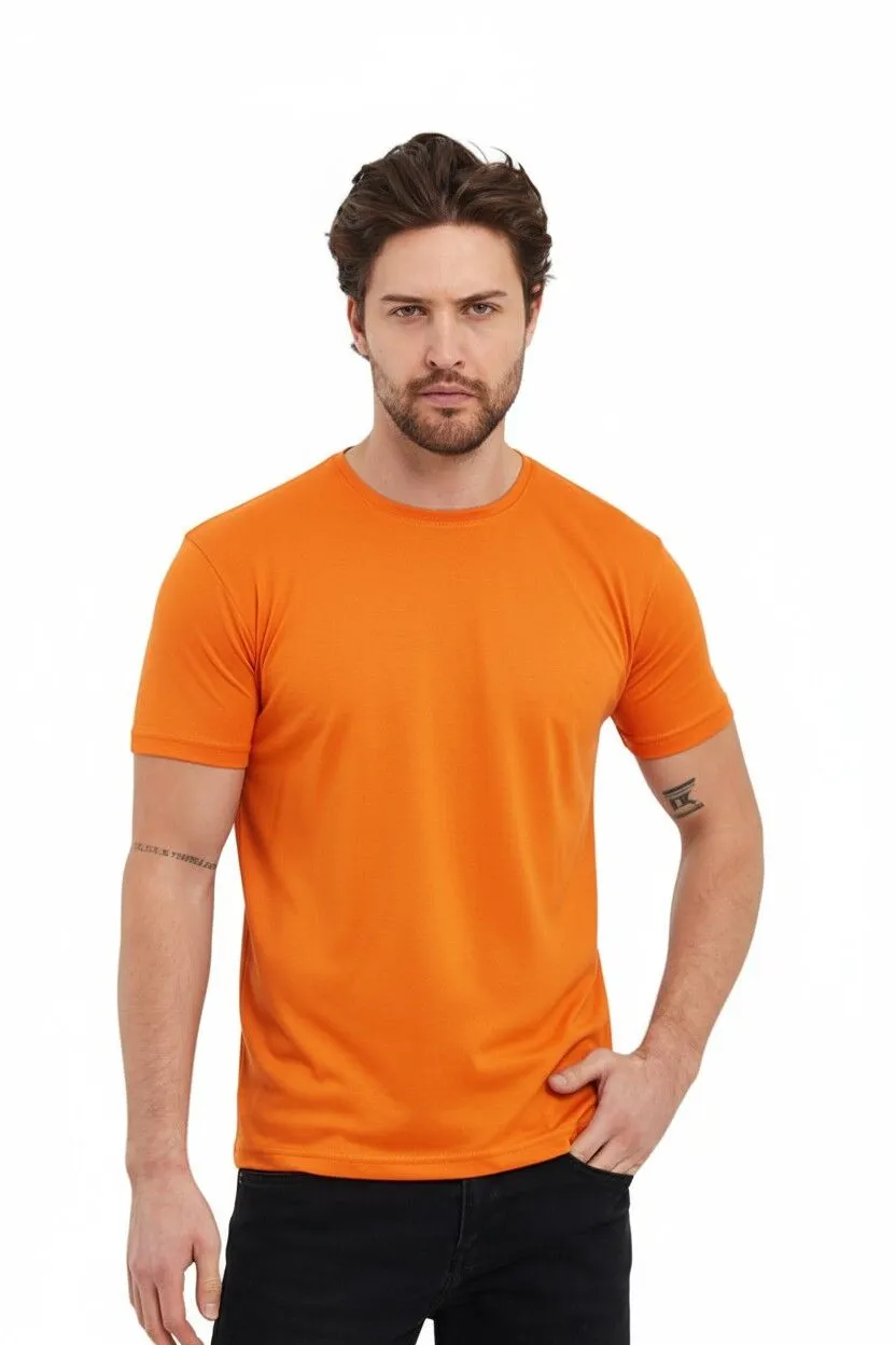 Farklı Renklerde Yüksek Kalite 0 Yaka Tişört XS-XXL, 3XL - görsel 5