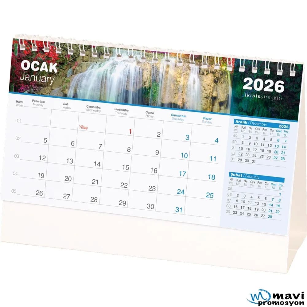 MPAMT-04-ABR Şelale Masa Takvimi