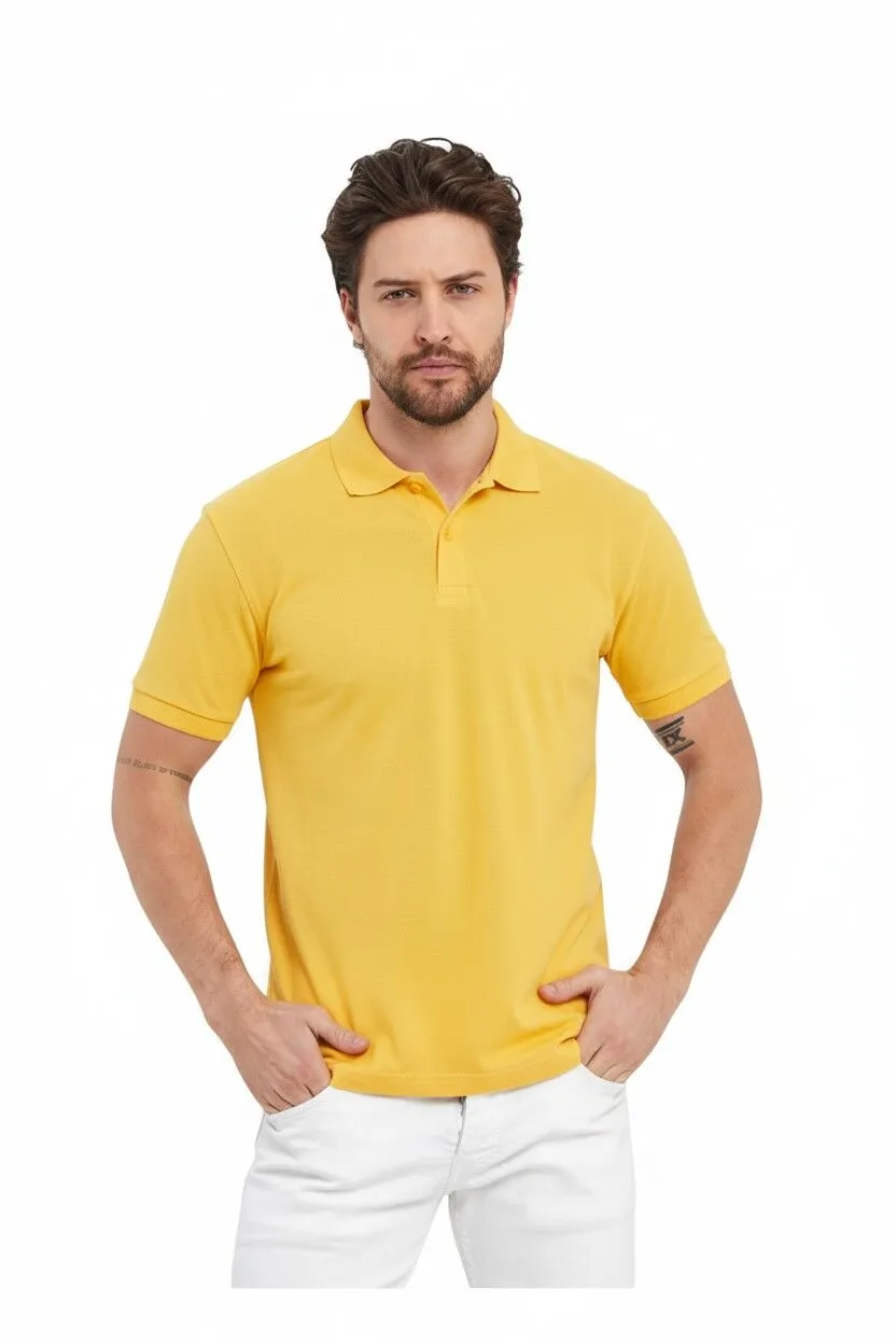 Farklı Renklerde Yüksek Kalite POLO Yaka Tişört XS-XXL, 3XL
